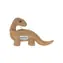 animALL Hračka Dinosaurus koža natural 20x18 cm