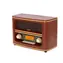 Adler AD 1187 hnedá / retro rádio / FM / Bluetooth / AUX / Stereo / LCD / 2x5W