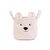 Childhome Kôš na hračky Teddy Off White 25x20x20 cm