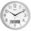 Mebus 19422 - Rádiom riadené nástenné hodiny s digitálnym displejom / 30 cm / 1x AA