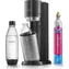 SodaStream DUO čierna / výrobník sódy / 1x plastová fľaša 1 L / 1x sklenená fľaša 1 L / 1x CO2 plyn