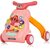 CHIPOLINO Chodítko interaktívne Plane Pink / od 6 mesiacov