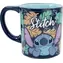 STOR Hrnček keramický s protišmykovým dnom 295 ml Stitch