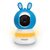 Evolveo Baby Monitor N5 modrá / Elektronická videoopatrovateľka / 360° dohľad / obojsmerná komunikácia