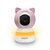 Evolveo Baby Monitor LUX ružová / Elektronická videoopatrovateľka / 360° dohľad / nočné videnie / detekcia plaču a pohybu