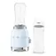 SMEG PBF01PBEU modrá / smoothie mixér / 300W / 0.6 L / 2 rýchlosti 