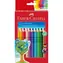 Faber-Castell Jumbo Grip - Pastelky trojhranné - 12 ks + strúhadlo / rozmývateľné