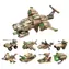 Qman Raider Aircraft 1804 sada 8v1 / Stavebnica / 360 dielikov / od 6 rokov