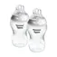 Tommee Tippee Natural Start samosterilizačná dojčenská fľaša s ANTI-COLIC cumlíkom, stredný prietok, 340 ml, 3m+, 2 ks