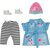 ZAPF Creation Baby Born Deluxe Jeans Dress Dress set oblečenie pre bábiku - 43 cm / od 3 rokov