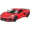 Maisto Chevrolet Corvette Stingray 2020 červená / 1:18 / od 3 rokov