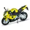 Welly Motocykel BMW S1000RR zlatá / 1:18 / od 3 rokov