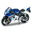 Welly Motocykel Suzuki GSX-R750 modrá / 1:18 / od 3 rokov