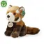 RAPPA Plyšová panda červená sediaca 18 cm / ECO-FRIENDLY / od 0 mesiacov