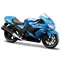 Maisto Kawasaki Ninja ZX-14R modrá / mierka 1:18 / od 3 rokov