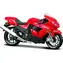 Maisto Kawasaki Ninja ZX-14R červená / mierka 1:18 / od 3 rokov