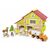 Jeujura Drevená stavebnica 180 dielov Veľká farma / od 5 rokov