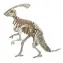 Woodcraft Drevené 3D puzzle Parasaurolophus - 37 dielikov / od 8 rokov / Obtiažnosť: jednoduchá 