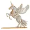 Woodcraft Drevené 3D puzzle Jednorožec / 41 dielikov / od 8 rokov / Obtiažnosť: jednoduchá 