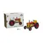Kovap Traktor Zetor červená / plech - plastové disky / 1:25 / od 5 rokov