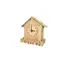Woodcraft Drevené 3D puzzle hodiny domček / od 8 rokov / Obtiažnosť: stredná