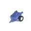 Rollytoys Vlečka za traktor 1osá - modrá / od 3 rokov 