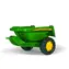 Rollytoys Vlečka za traktor John Deere malá zelená / od 3 rokov 