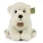 Rappa Plyšový ľadový medveď sediaci 28 cm / ECO-FRIENDLY / od 0 mesiacov 