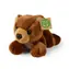 Rappa Plyšový medveď hnedý ležiaci 20 cm / ECO-FRIENDLY / od 0 mesiacov 