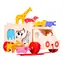 Bigjigs Toys Drevené auto so zvieratkami / od 3 rokov