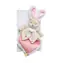 Doudou Darčeková sada - Hračka ružový kamarát zajačik 24 cm / od 0 rokov