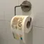 Mad Monkey Toaletný papier - 200Euro biela 