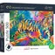 Trefl - Puzzle - UFT Color Splash: Stretnutie s tigrom / 500 dielikov / 48 x 34 cm / vek 10+