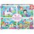 Educa Puzzle Kúzelní priatelia 4v1 / (20 & 40 & 60 & 80 dielikov) / od 4 rokov