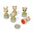 Bigjigs Toys Drevené atramentové pečiatky Zvieratká 1 ks / od 3 rokov