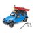 Bruder Jeep Wrangler Rubicon s kajakom a figúrkou / 1:16 / od 4 rokov
