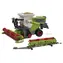 BRIXIES PLUS 222.734 CLAAS LEXION 8900 TERRA TRAC - kombajn s prívesom,