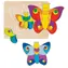 GOKI Viacvrstvové puzzle Motýľ / od 2 rokov