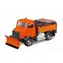 Bburago servisné vozidlo Road Security with Snow Plough and Signal Board / mierka 1:43