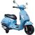 Buddy Toys Elektrická motorka Vespa GTS modrá / 30 W / Rýchlosť: 3-5 km-h / Nosnosť: 30kg