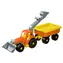 Androni Traktorový nakladač s vlekom Power Worker oranžová / dĺžka 58 cm / od 12 mesiacov