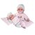 Antonio Juan 70331 TONETA - realistická bábika bábätko so zvukmi a mäkkým látkovým telom - 34 cm