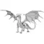 Metal Earth 3D Puzzle Premium Series: Oceľový drak / 223 dielikov / od 14 rokov