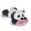 Nici Plyšová panda Love so srdiečkom - ležiaca 20 cm / od narodenia