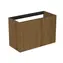 Ideal Standard Conca - Umývadlová skrinka | 80x54x37 cm | 2 zásuvky | tmavý orech