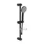 Villeroy & Boch Universal Showers - Set sprchovej hlavice, tyče a hadice, 3 prúdy, matná čierna