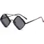 VeyRey Unisex slnečné okuliare Aeltimpion čierna univerzálna
