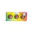IDC Institute Cocktail Bath Bomb Trio 100 g Rainbow / Súprava šumivých bômb do kúpeľa