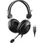 A4tech HU-35 ComfortFit čierna / Herné slúchadlá s mikrofónom / Mikrofón integrovaný / USB / 2 m