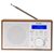 Denver DAB-46 biela / stolné rádio / DAB+ / FM / sieťový adaptér alebo 4x AA batérie